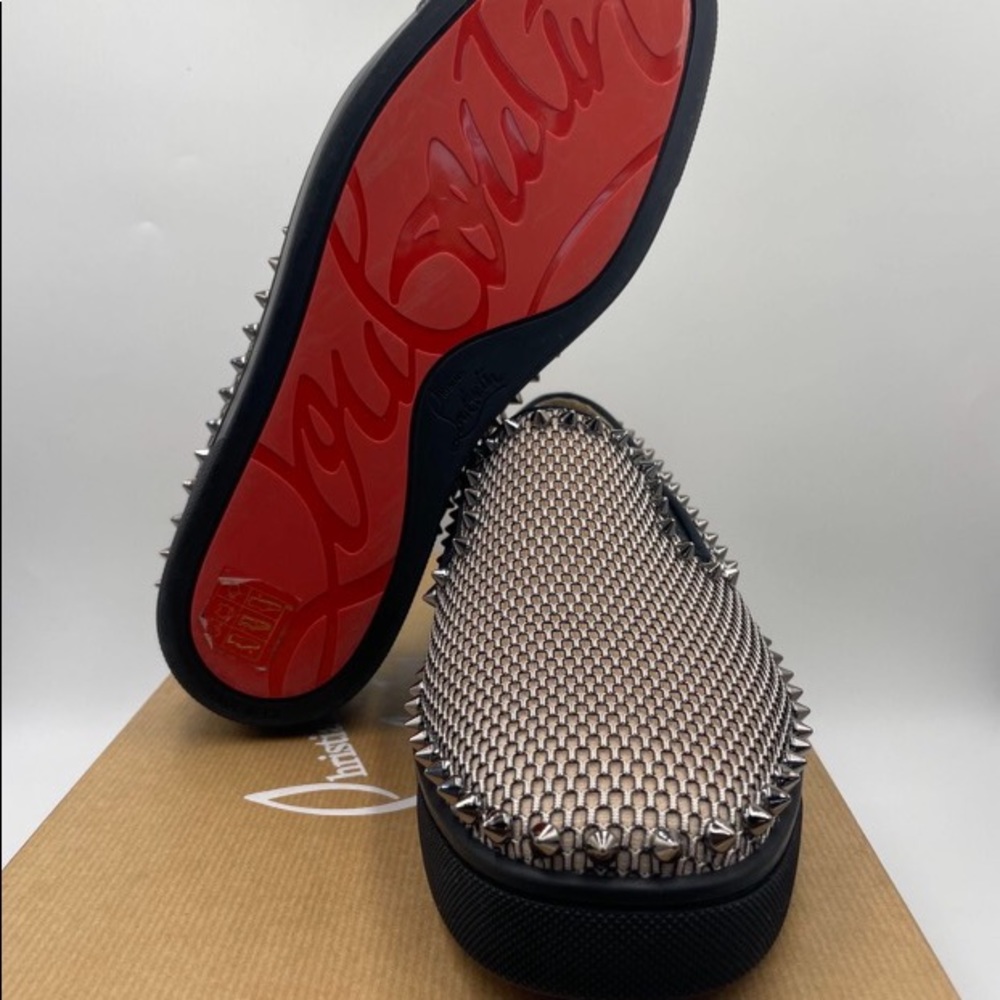 Mens Christian Louboutin flat spikes size 8 New Condition